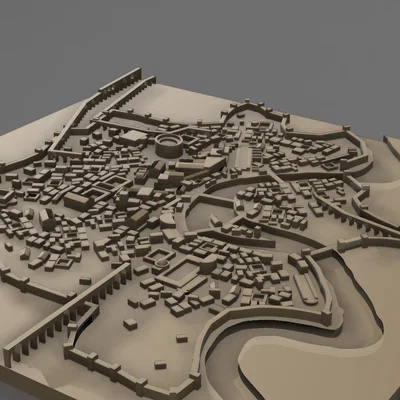 Bản đồ La Mã Cổ Đại tỉ lệ 1:7500