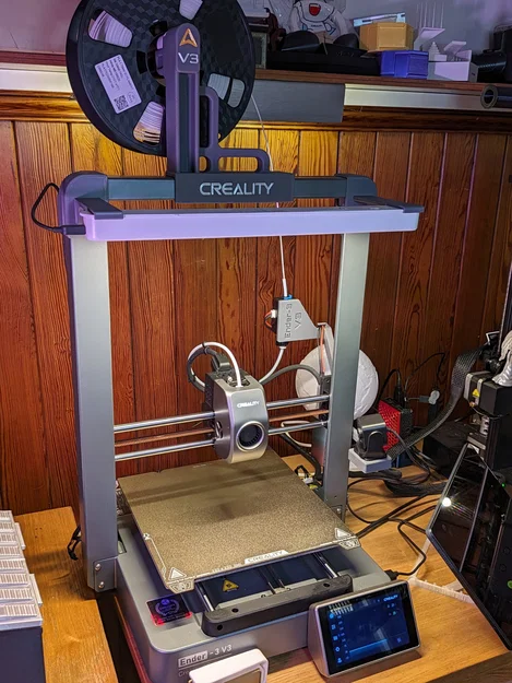 Giá Treo Cuộn Filament Trên Đỉnh Ender-3 V3 (Hướng Ra Sau) - Image 1