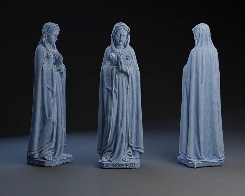 Tượng Đức Mẹ Maria (Virgin Mary Statue #3) - Mô hình 3D tinh xảo - Image 1
