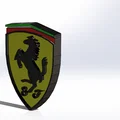 Kẹp logo Ferrari gắn khe gió (air vent) ô tô - Thumbnail 2