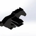 Kẹp logo Mustang gắn khe gió (air vent) trên xe - Thumbnail 3