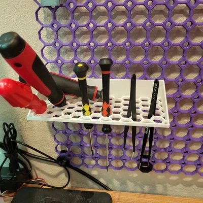 Giá treo tua vít tổ ong cho Multiboard (Multiboard Honeycomb Screwdriver Holder)