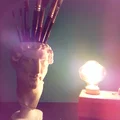 Chậu hoa để bàn hình tượng Hoàng đế La Mã Hadrian - Thumbnail 1