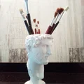 Chậu hoa để bàn hình tượng Hoàng đế La Mã Hadrian - Thumbnail 4