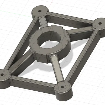 Đế gắn nam châm cho Starlink Mini kèm khung kim loại