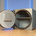 Két sắt in 3D với khóa lẫy (Vault with Lever Tumbler Lock) - Thumbnail 3