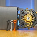 Két sắt in 3D với khóa lẫy (Vault with Lever Tumbler Lock) - Thumbnail 4