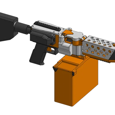 HBM-23 Belt-Fed Blaster (Mô hình Nerf tự chế)