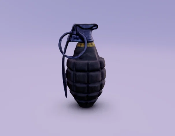 Mô hình đạo cụ lựu đạn (Grenade Prop) trang trí và cosplay - Image 1