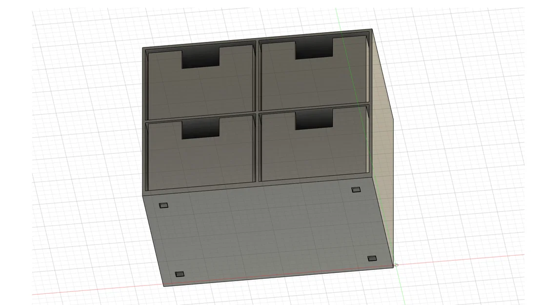 Hệ thống tủ ngăn kéo mini in 3D (Aufbewahrungsbox) - Giải pháp lưu trữ - Image 3