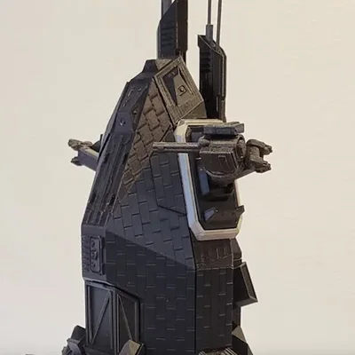 Mô hình 3D phi thuyền Rocinante (The Expanse) với lớp giáp tấm