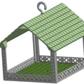 Mẫu in 3D máng ăn cho chim (Bird Feeder) treo sân vườn bền đẹp - Thumbnail 1