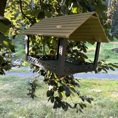 Mẫu in 3D máng ăn cho chim (Bird Feeder) treo sân vườn bền đẹp