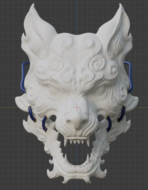 Black Myth: Wukong White-Faced Demon – Mặt nạ trắng - Image 3