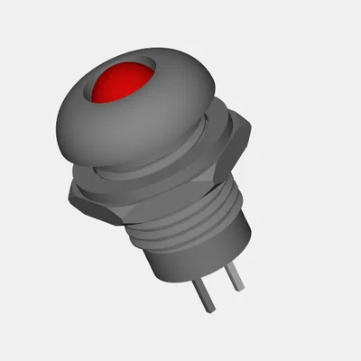 Giá đỡ LED 5mm dạng vòm (Printable)