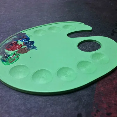 Bảng pha màu chống chảy sơn (Anti-Drip Painting Palette)