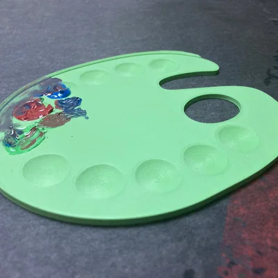 Bảng pha màu chống chảy sơn (Anti-Drip Painting Palette)
