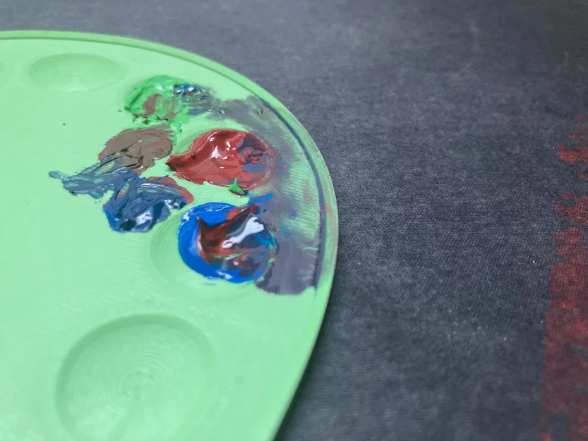 Bảng pha màu chống chảy sơn (Anti-Drip Painting Palette) - Image 4