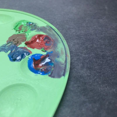 Bảng pha màu chống chảy sơn (Anti-Drip Painting Palette)