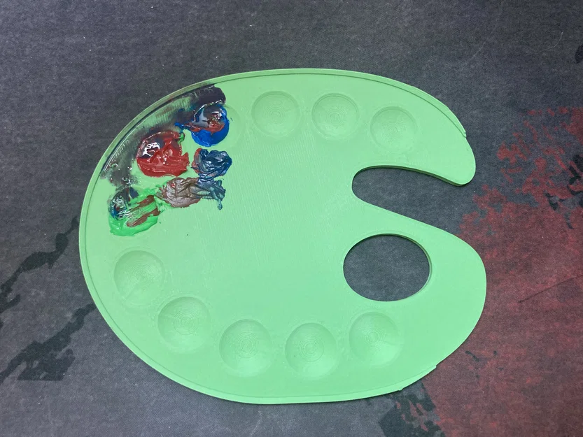 Bảng pha màu chống chảy sơn (Anti-Drip Painting Palette) - Image 5