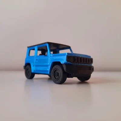 Mô hình lắp ráp 3D Suzuki Jimny Kit Card - Thiết kế có nhún thật