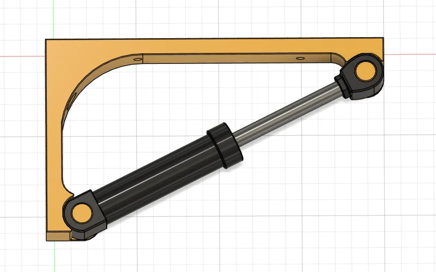 Giá đỡ kệ treo tường phong cách xi lanh thủy lực độc đáo - Image 2