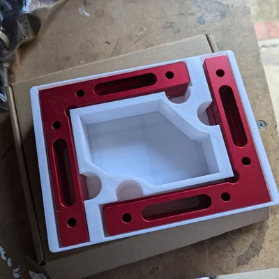 Khay 3D Gridfinity đựng thước ê-ke góc vuông 90 độ cho thợ mộc