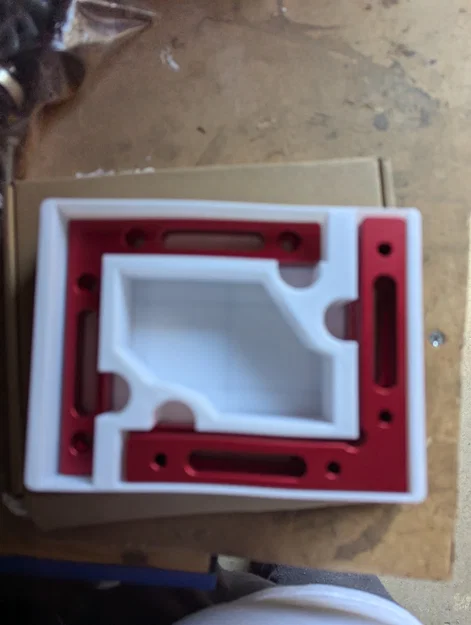 Khay 3D Gridfinity đựng thước ê-ke góc vuông 90 độ cho thợ mộc - Image 2