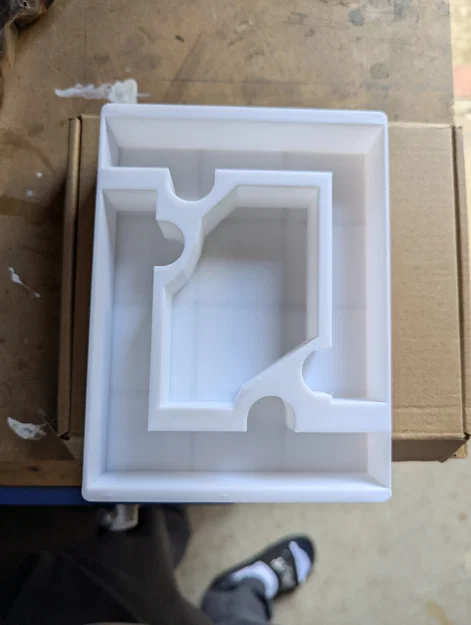 Khay 3D Gridfinity đựng thước ê-ke góc vuông 90 độ cho thợ mộc - Image 4