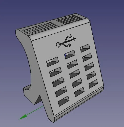 Giá đựng USB 15 cổng (usb holder 15 usb) - Image 2