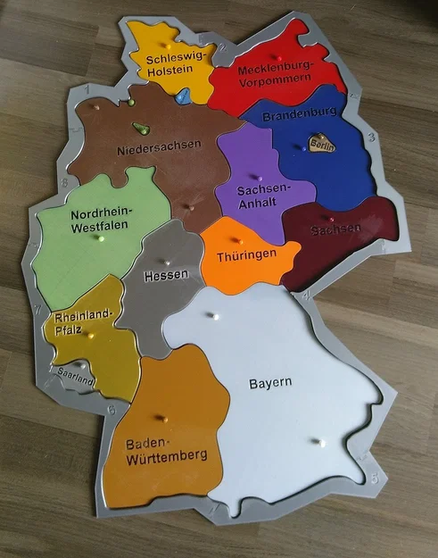 Bộ ghép hình Đức (Germany Puzzle) - Image 1