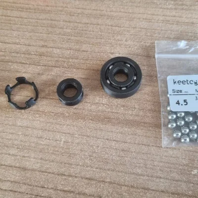 Tự in vòng bi 608 3D sử dụng bi thép 4.5mm cực đơn giản