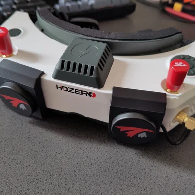 Ngàm gắn anten patch cho kính HDZero (captive)