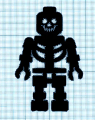 Mô hình trang trí Lego Halloween bộ xương cực chất - Image 1