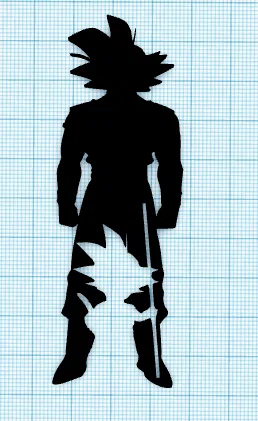 Mẫu tranh treo tường 3D hình Goku cực chất cho fan Dragon Ball - Image 1