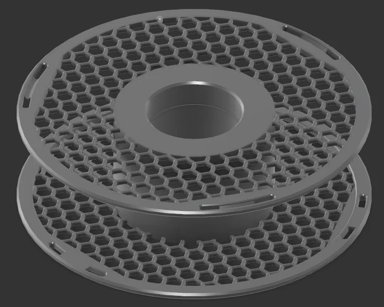 Master spool filament tái sử dụng (parametric) chỉnh vừa eSun Refilament - Image 2