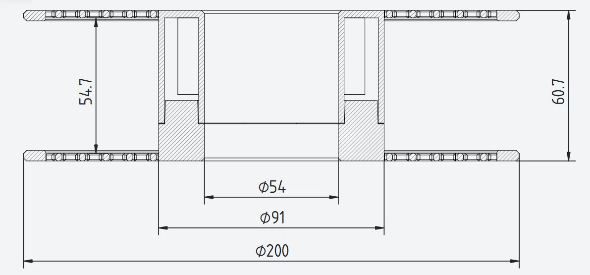 Master spool filament tái sử dụng (parametric) chỉnh vừa eSun Refilament - Image 3