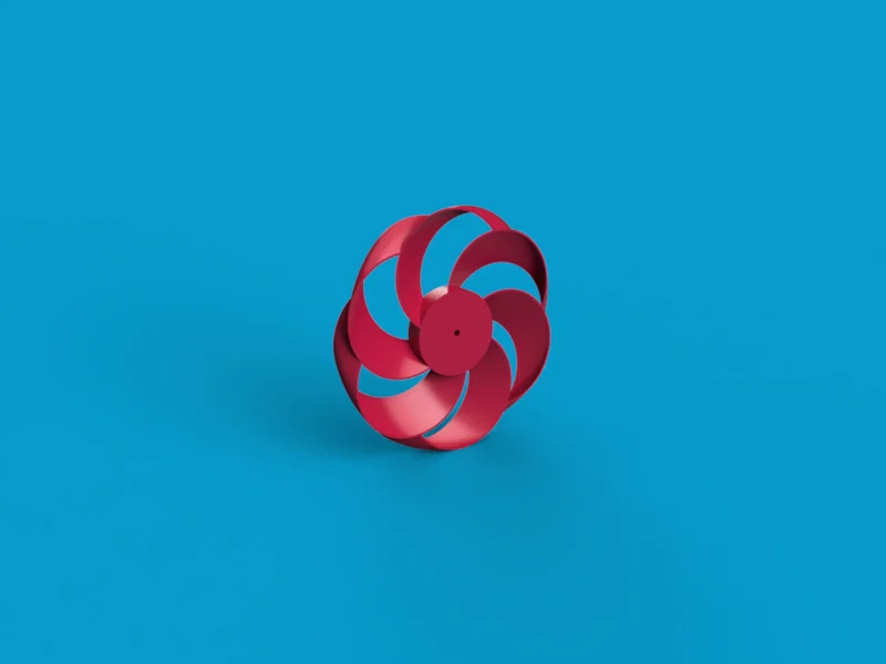 Mẫu Cánh Quạt Toroidal Độc Đáo Cho Dự Án In 3D - Image 1
