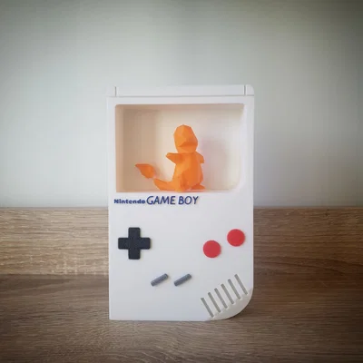 Mô hình Charmander Low Poly - Đồ trang trí Pokemon in 3D ấn tượng
