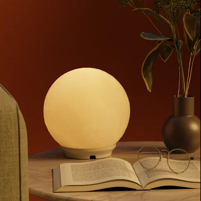 Chao Đèn Lithophane Mặt Trăng Thay Thế Cho Đèn IKEA Fado (17cm)