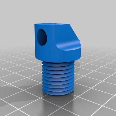 Đầu phun 1/4 NPT cho máy tiện CNC Haas ST-40 (File in 3D)