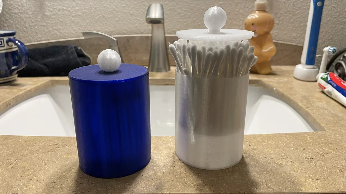 Hộp Đựng/Dụng Cụ Lấy Tăm & Tăm Bông - Image 1