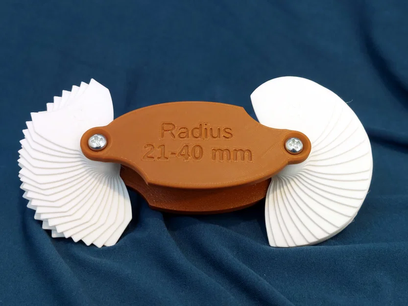 Thước đo bán kính (Radius Gauge) 21-40mm - Image 1