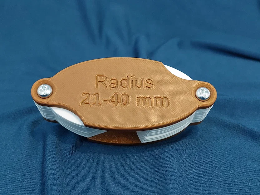 Thước đo bán kính (Radius Gauge) 21-40mm - Image 3