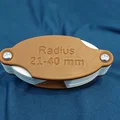 Thước đo bán kính (Radius Gauge) 21-40mm - Thumbnail 3