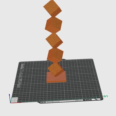 Cột Chống Trọng Lực - Mô hình điêu khắc (Print in Place)