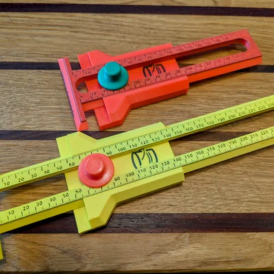 Thước kẻ vạch song song (Parallel Marking Gauge) với thang đo mét