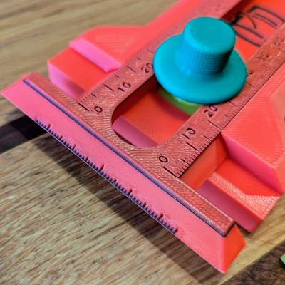 Thước kẻ vạch song song (Parallel Marking Gauge) với thang đo mét