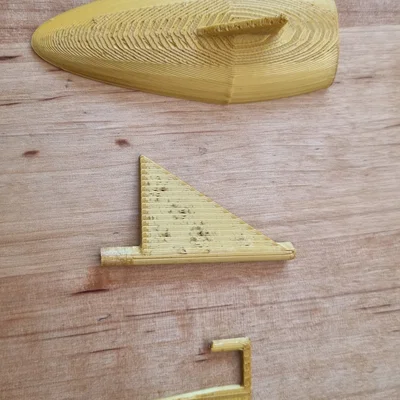 Mô hình thuyền buồm đồ chơi in 3D thú vị cho bé