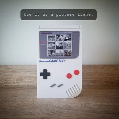 Mô hình trang trí Nintendo Game Boy - Hộp trưng bày và Khung ảnh độc đáo